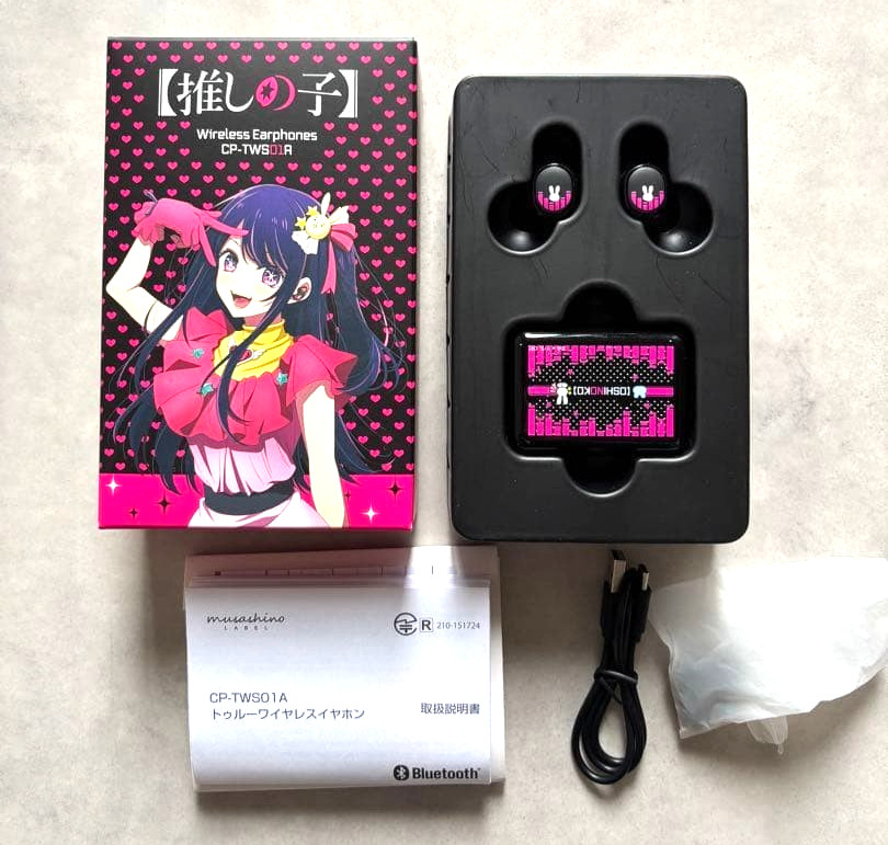 ONKYO CP-TWS01A Oshi no Ko Hoshino Ai Collaboration Earphones With Box Japan
