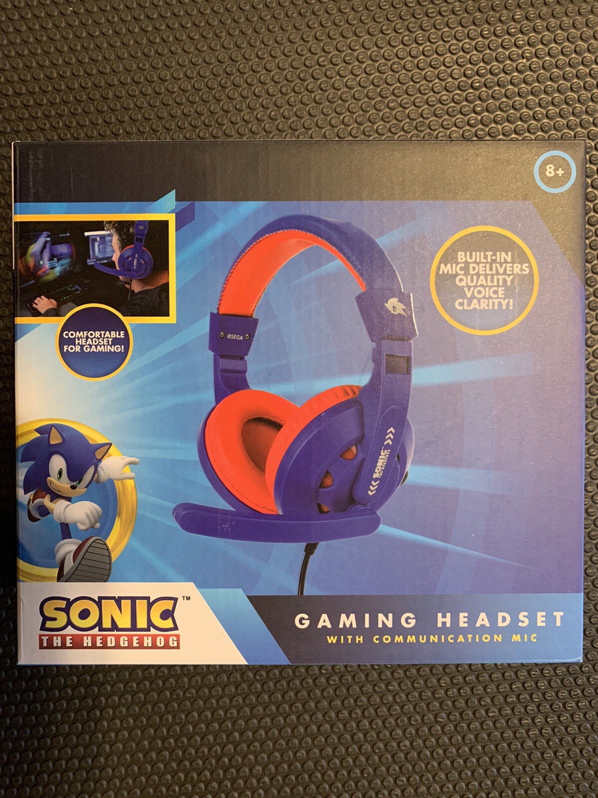 Sonic The Hedgehog Gaming Headset with Communication Mic