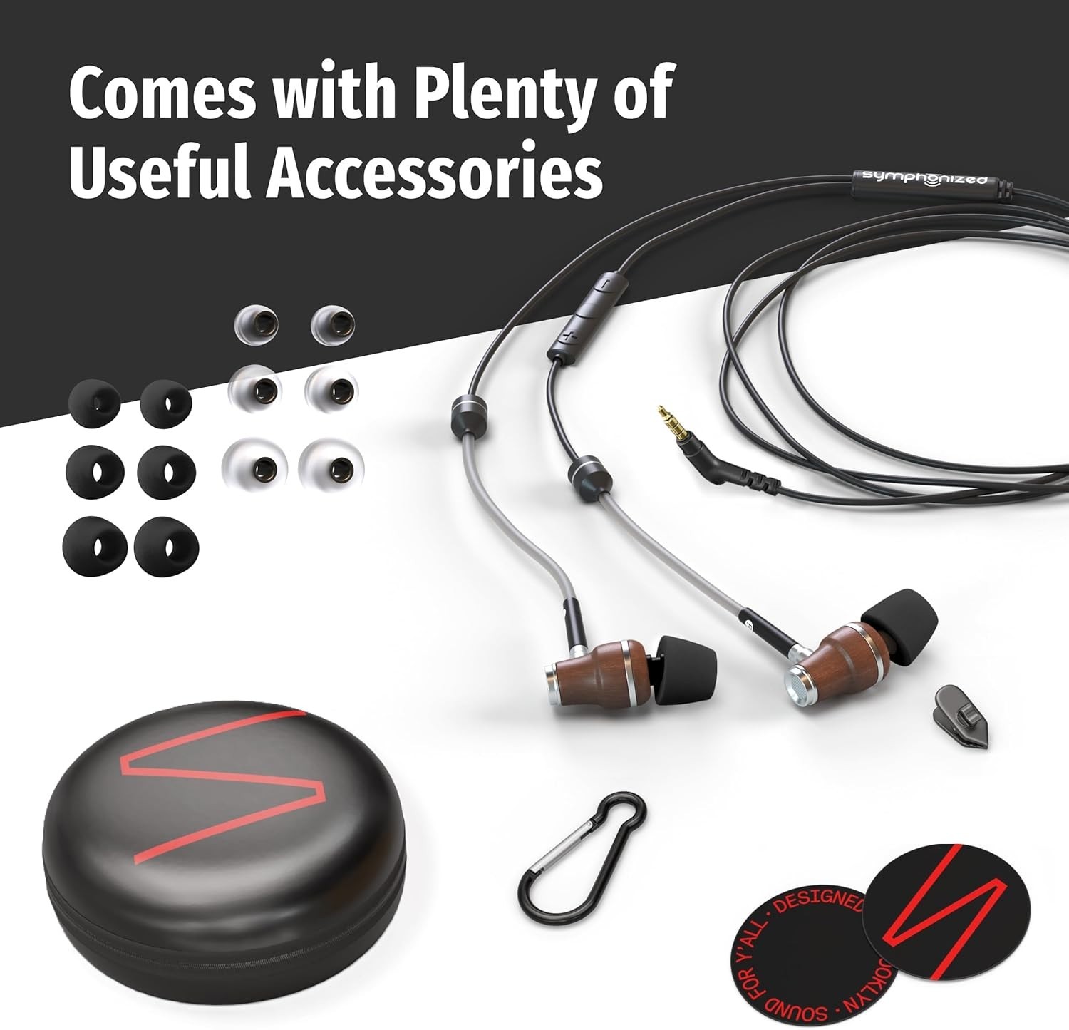 EMF Protection Earbuds – 8mm Drivers, 3D Audio, Volume Control