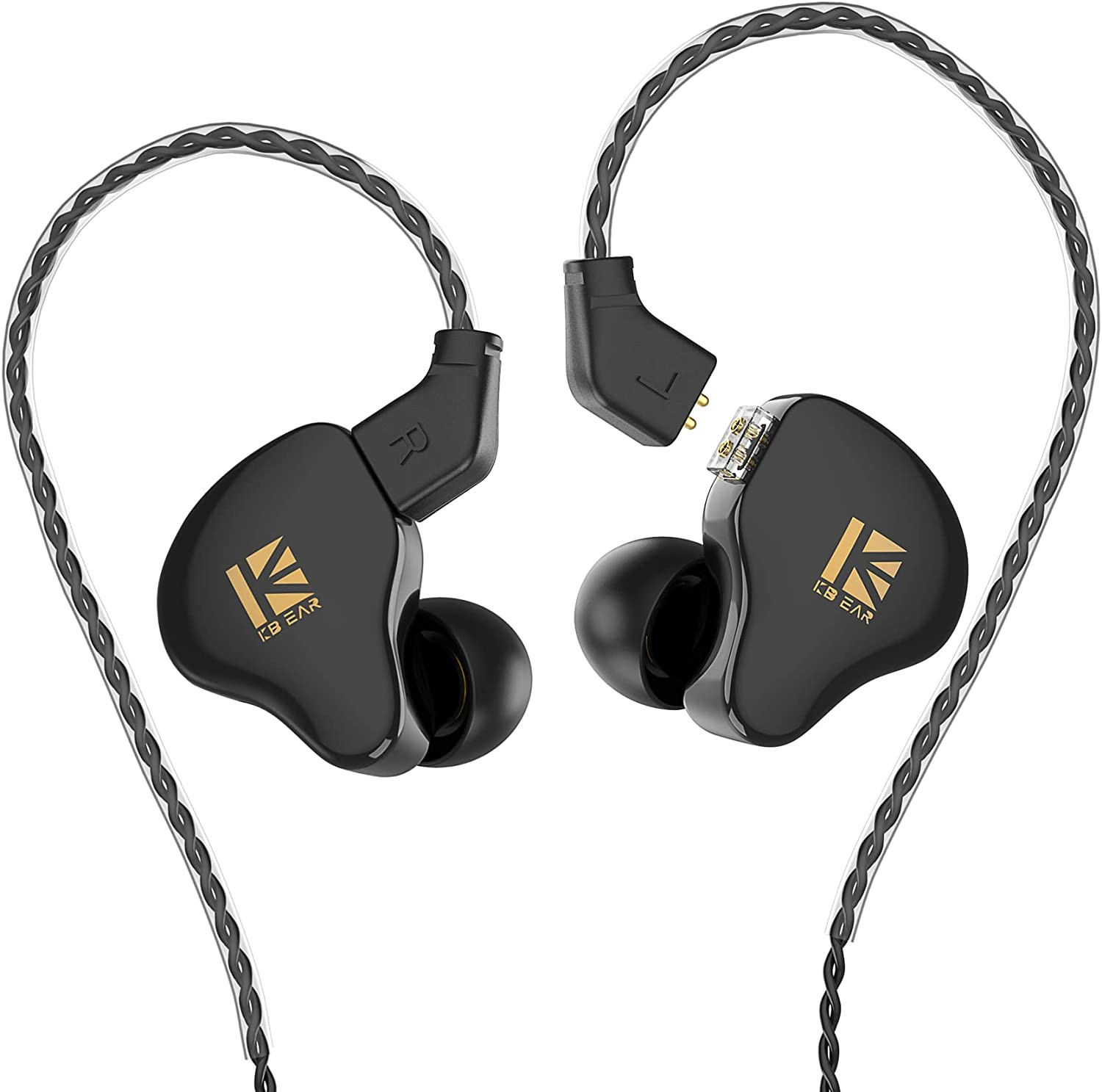 KBEAR KS1 Earphones in Ear Monitor Super Bass Wired Earbuds, Crystal Clear Sound
