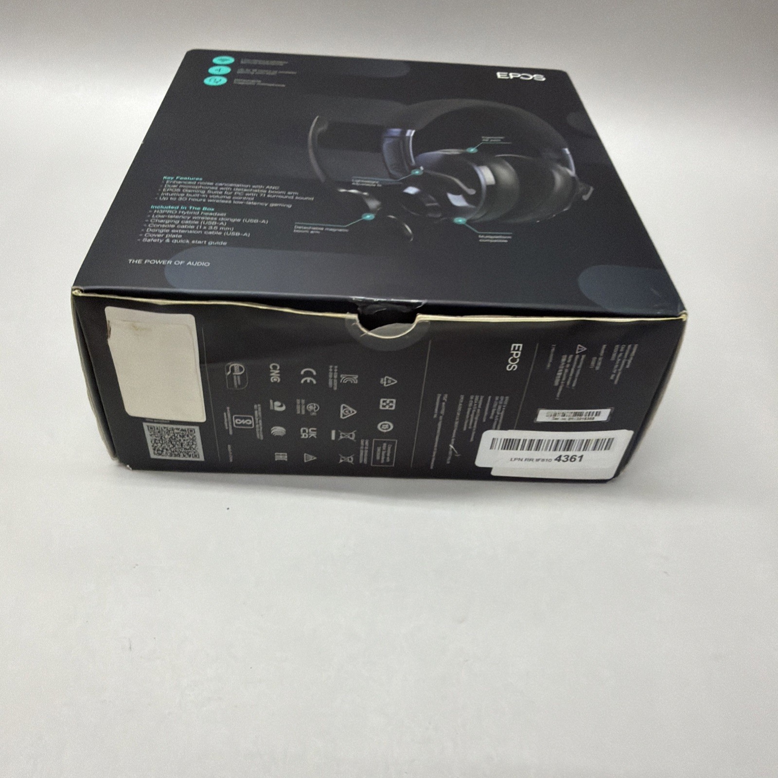 EPOS – H3PRO Hybrid Wireless Gaming Headset TESTED WORKING GREAT CONDITION