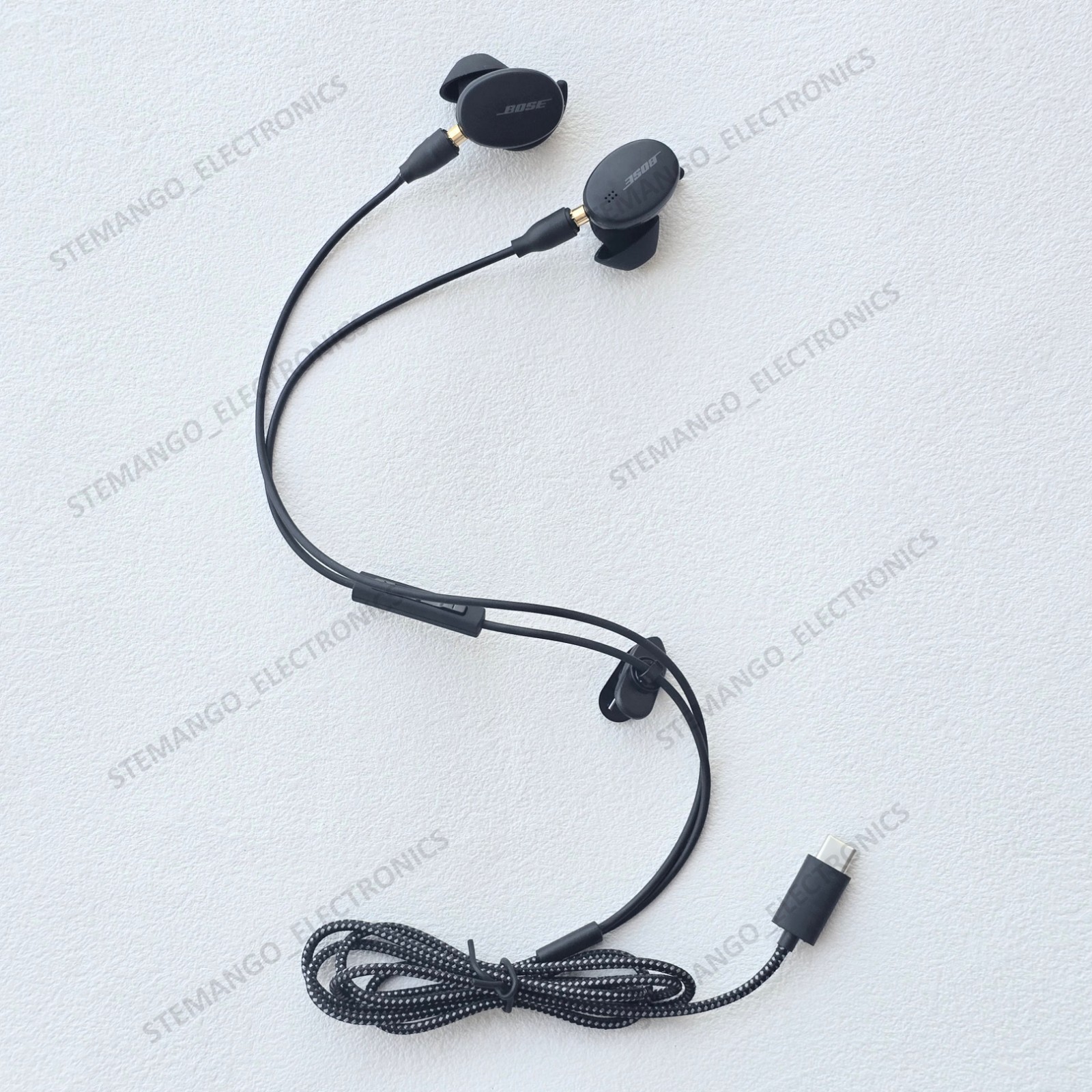 MOD USB-C Wired Headset w.Bose Sport Earbuds + Moto Razr Cable for Apple Android