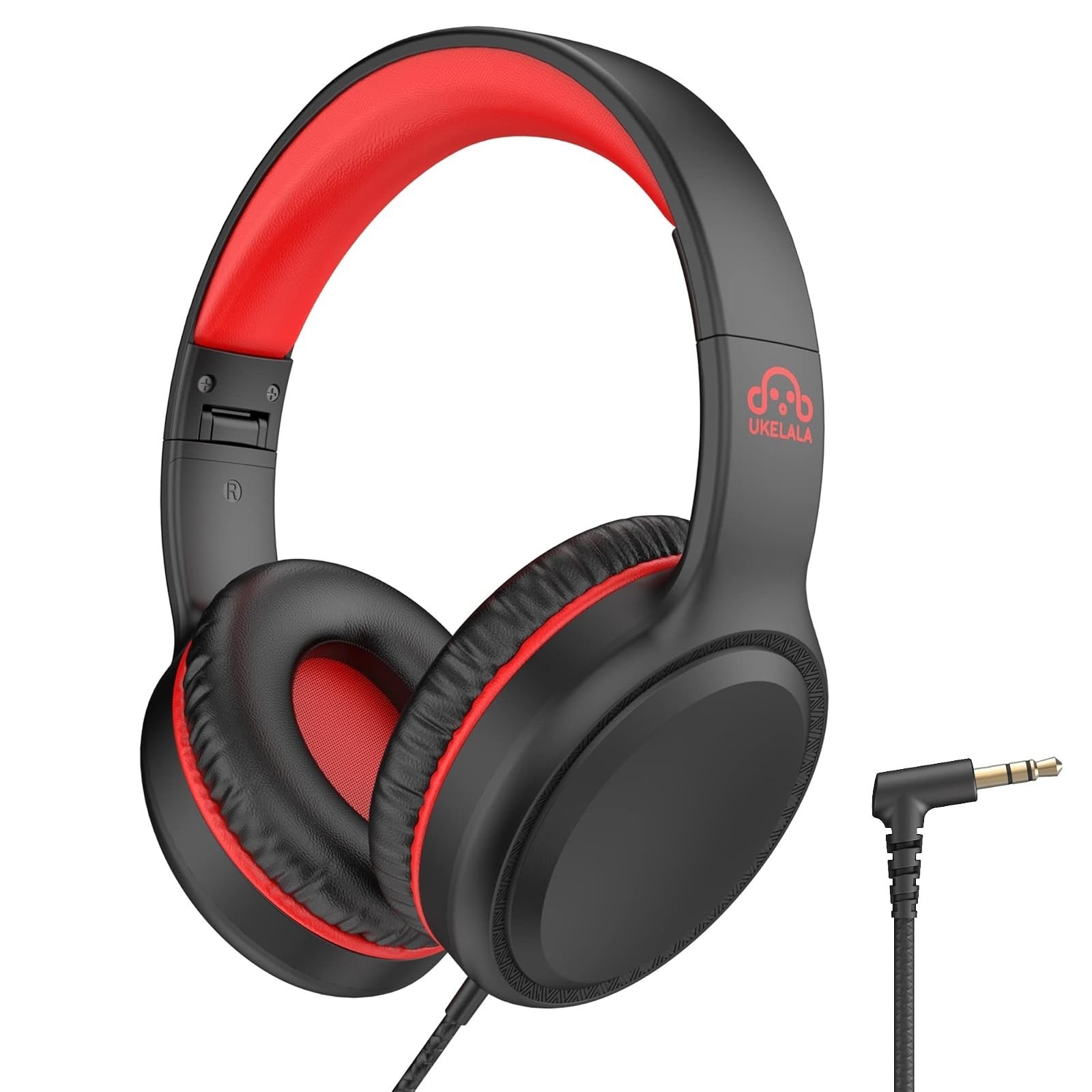 UKELALA U2 Wired Headphones for Kids | Foldable Lightweight On-Ear