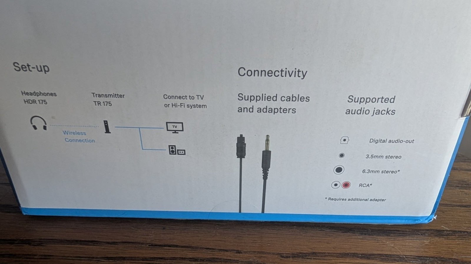 Sennheiser RS 175 Black Over-the-Ear Wireless Digital TV Headphones