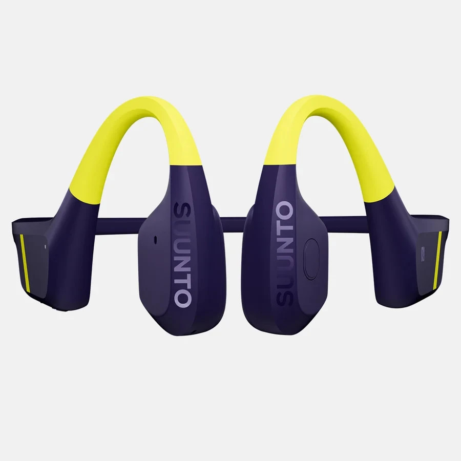 Suunto Aqua SS051108000 Open Ear Bone Conduction Waterproof Headphone Lime Blue