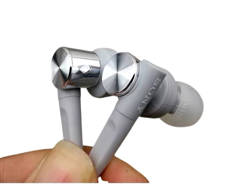 Sony EXTRA BASS Sports In-ear Headphones MDR-XB55AP -Gray WITH MIC