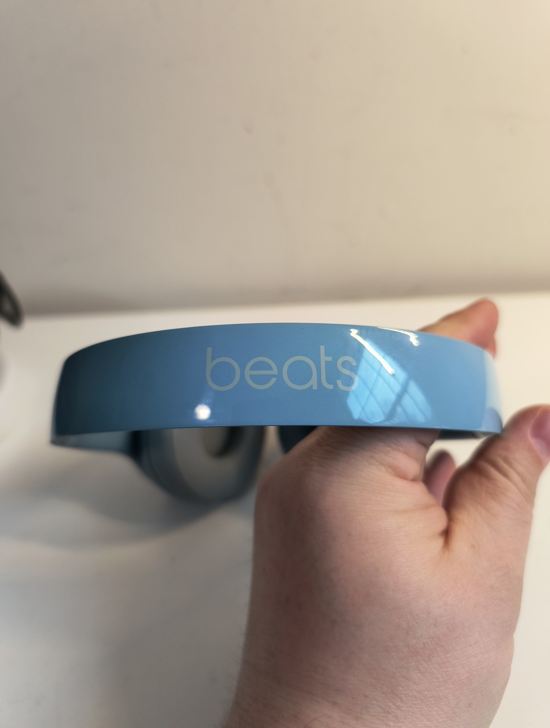 Beats by Dr Dre Solo 2 Wired Headphones W/ Case – No Cable Blue B0518 Tested