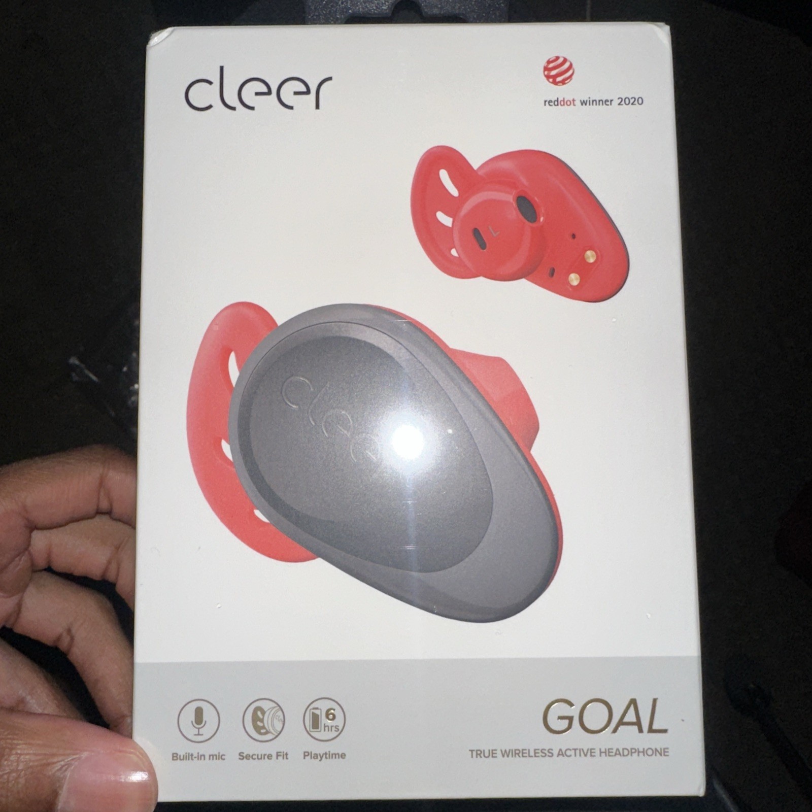 CLEER GOAL BLUETOOTH TRUE WIRELESS ACTIVE HEADPHONES EARBUDS, New Sealed