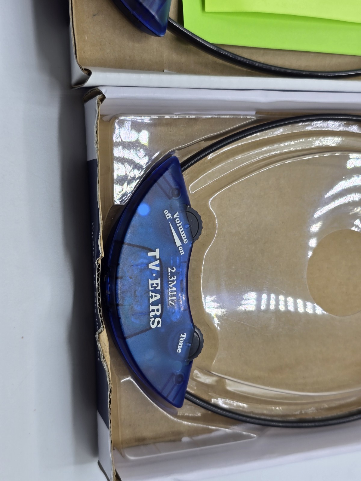 TV Ears Digital 5.0 Wireless Hearing System w/ 2 Headsets, Cables, Ear Tips Etc