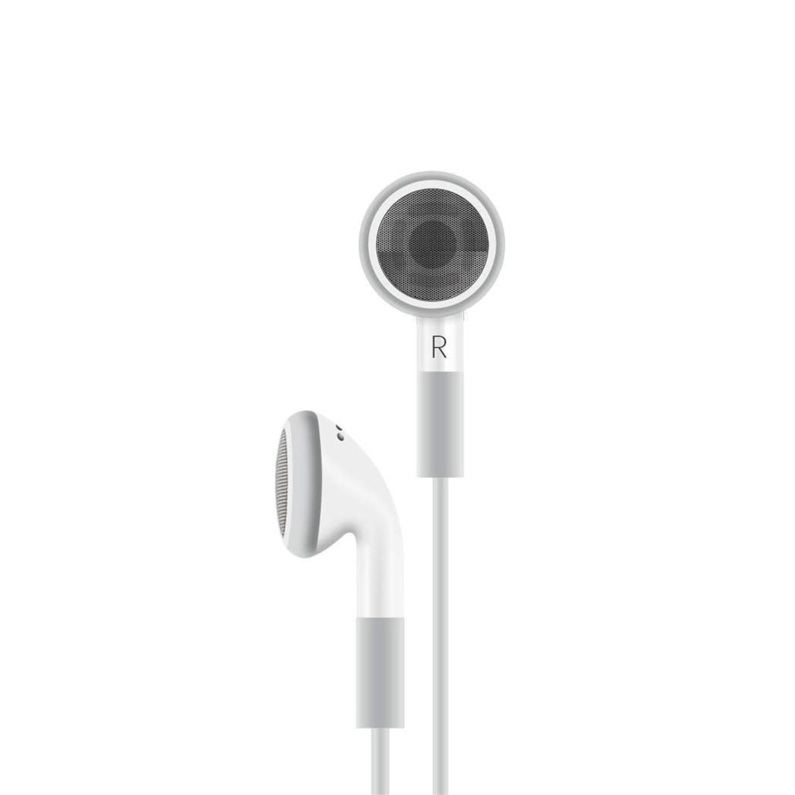 Wavesound White Wired Earbuds with 3.5mm Jack, No Mic and No Remote – 12 Pack