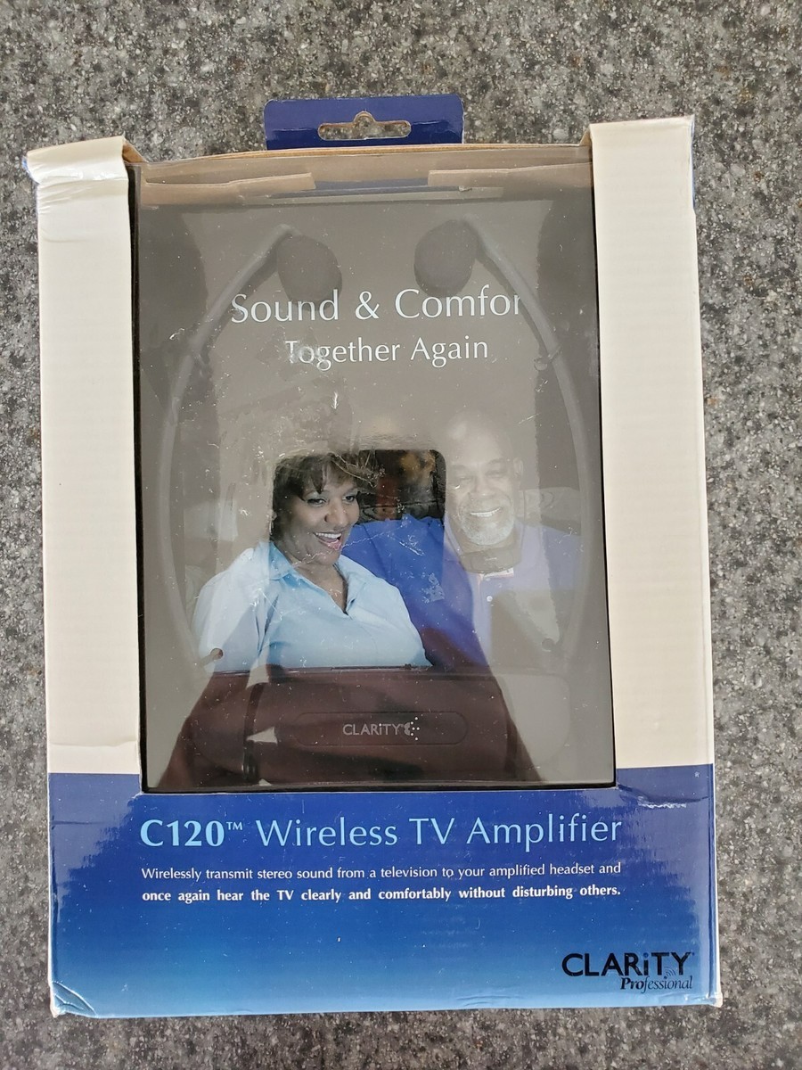 Clarity C120 Professional Wireless TV Amplifier FACTORY SEALED NEW