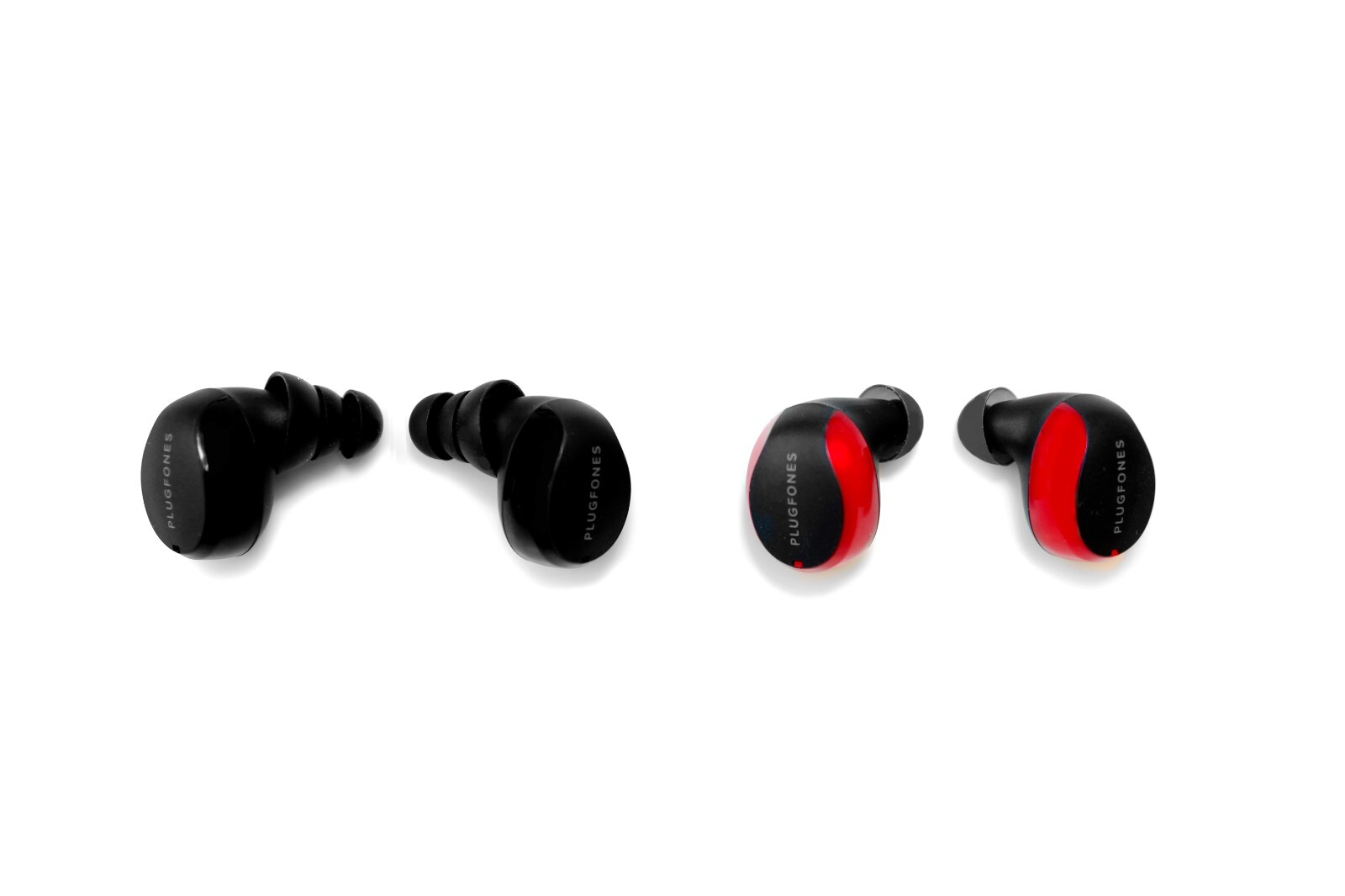 Plugfones Sovereign Duo Bluetooth Passive Sound Canceling Headphones earbuds
