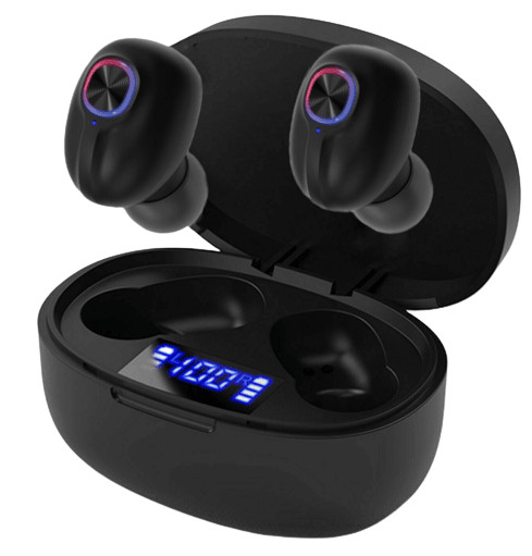 TWS Bluetooth 5.1 Wireless Earbuds Noise Cancelling Waterproof Headset w/ Mic