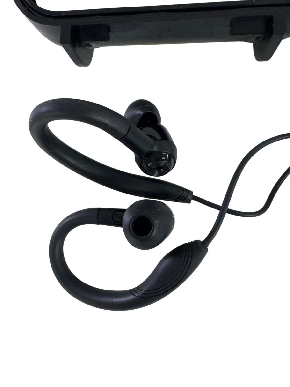 JVC Black Sports Sweat Proof Secure Fit Earhook Stereo Earbuds 10-20KHz + case