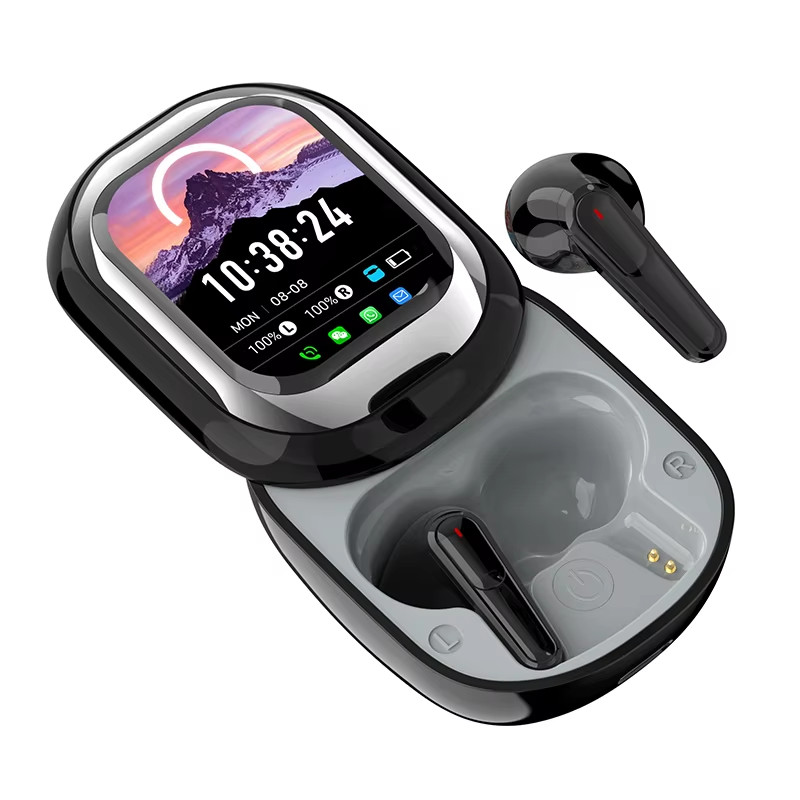 SE-ONE Smart Headphones LED FullColor Slide Touch Screen Support APP Information