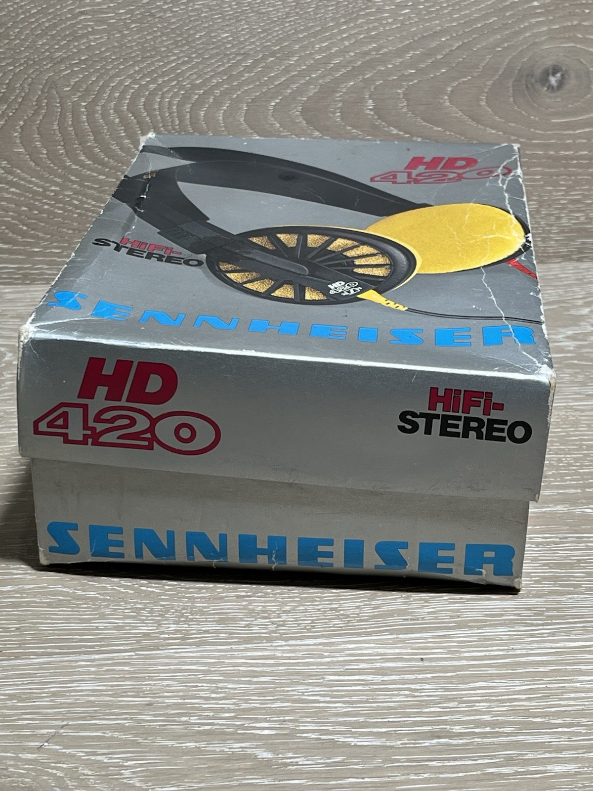 Vintage 1980’s Sennheiser HD 420 HiFi Stereo Headphones In Original Box Germany