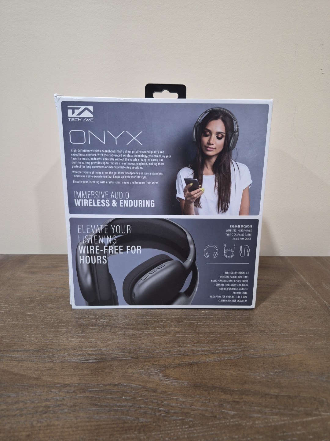 Tech Ave Black Onyx Wireless Headphones