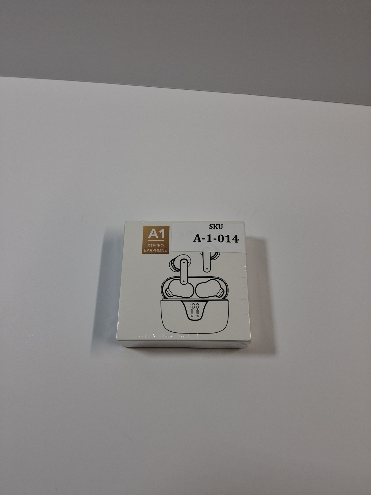 A1 Stereo Bluetooth Wireless In-Ear Earbuds Built-In Mic White 017