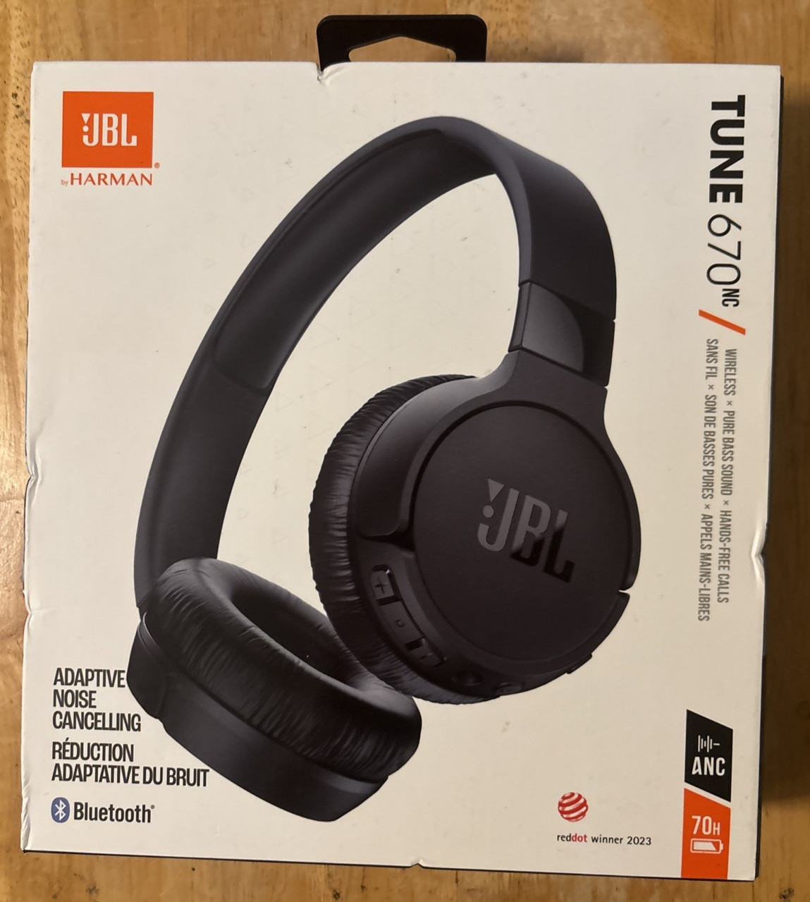 JBL 670NC Adaptive Wireless On-Ear Headphones (JBLT670NCBLKAM) – Black. FREE S&H