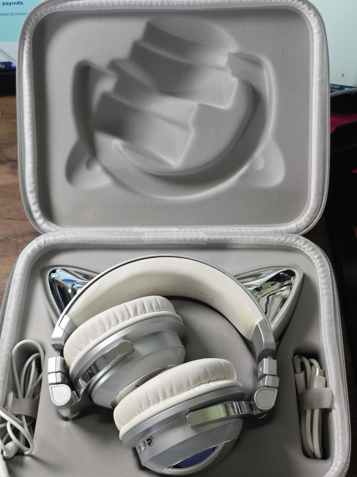 Brookstone 320538 Limited Edition Ariana Grande Wireless Bluetooth Headphones –