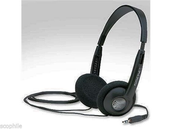 Koss KTX-1 Compact Stereo Padded Headphones, with 1/8″ 3.5mm MiniJack Plug, New