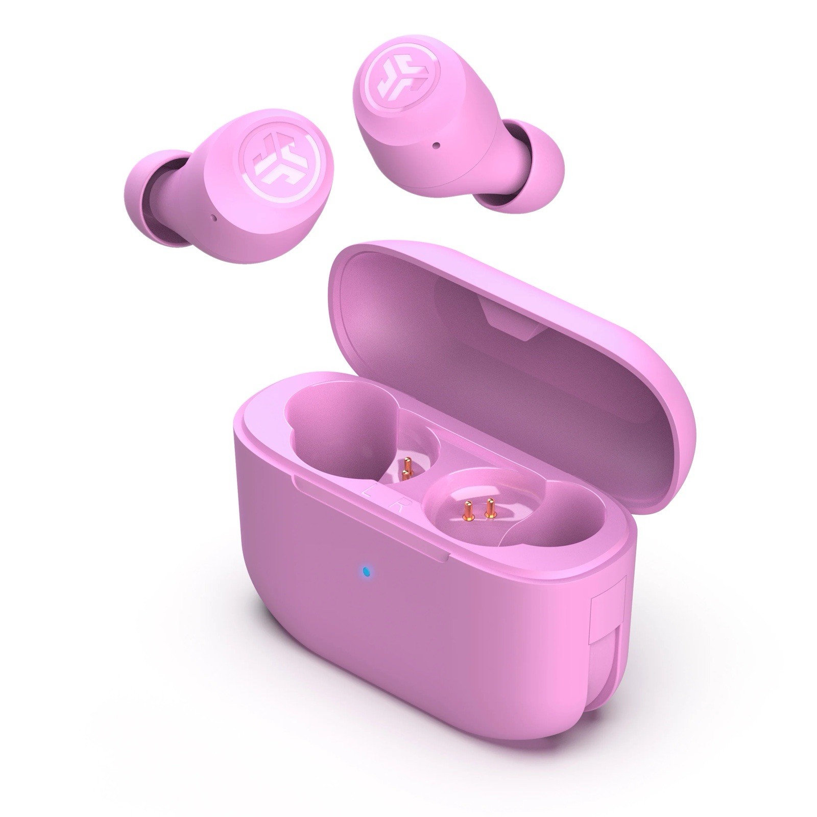 JLAB GO POP+ True Wireless EARBUDS ~35+Hours Play~Custom Sound+BASS BOOST *PINK