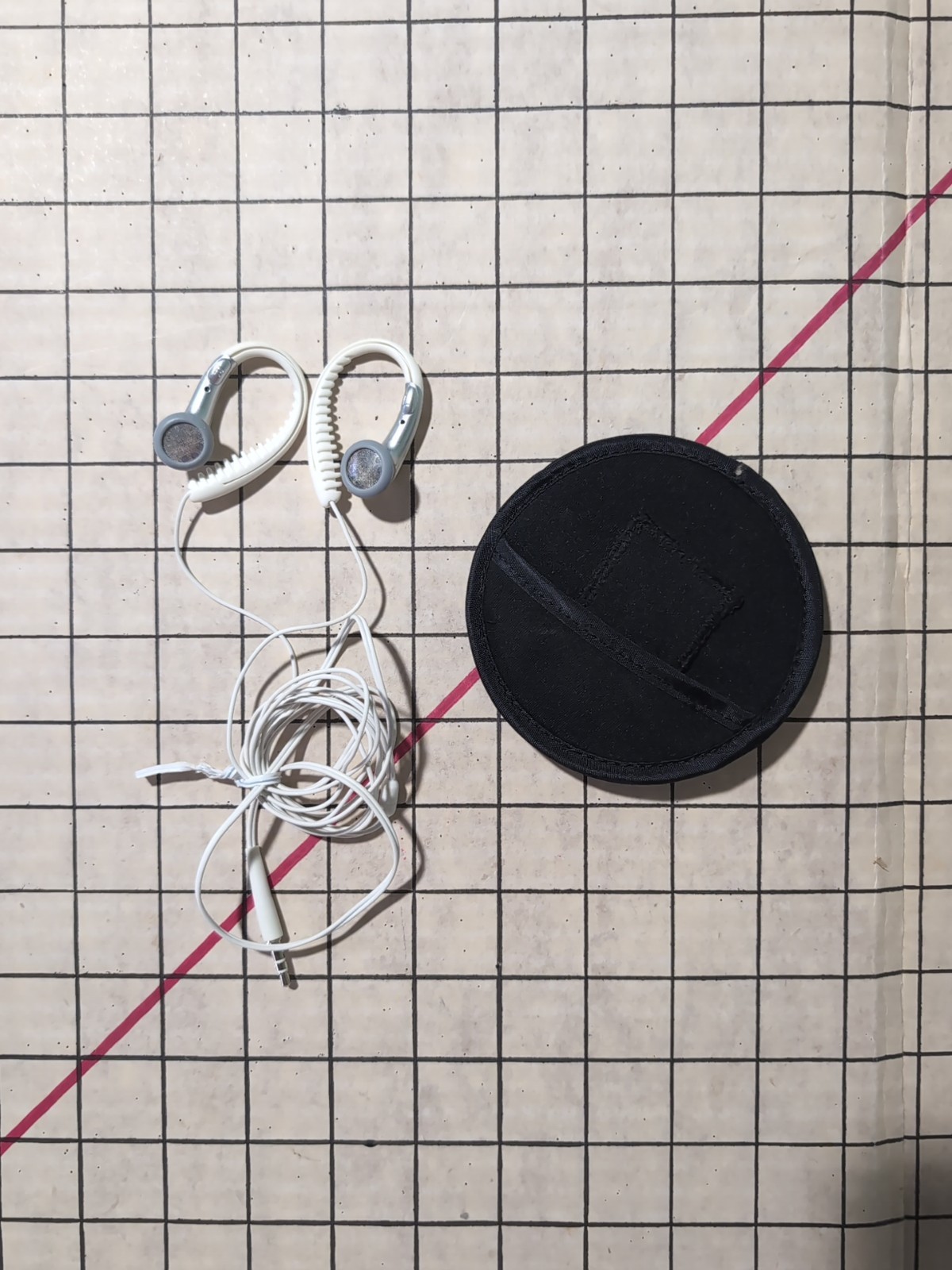 NIKE FLOW SPORT HEADPHONES SWEAT RESISTANT W/ POUCH