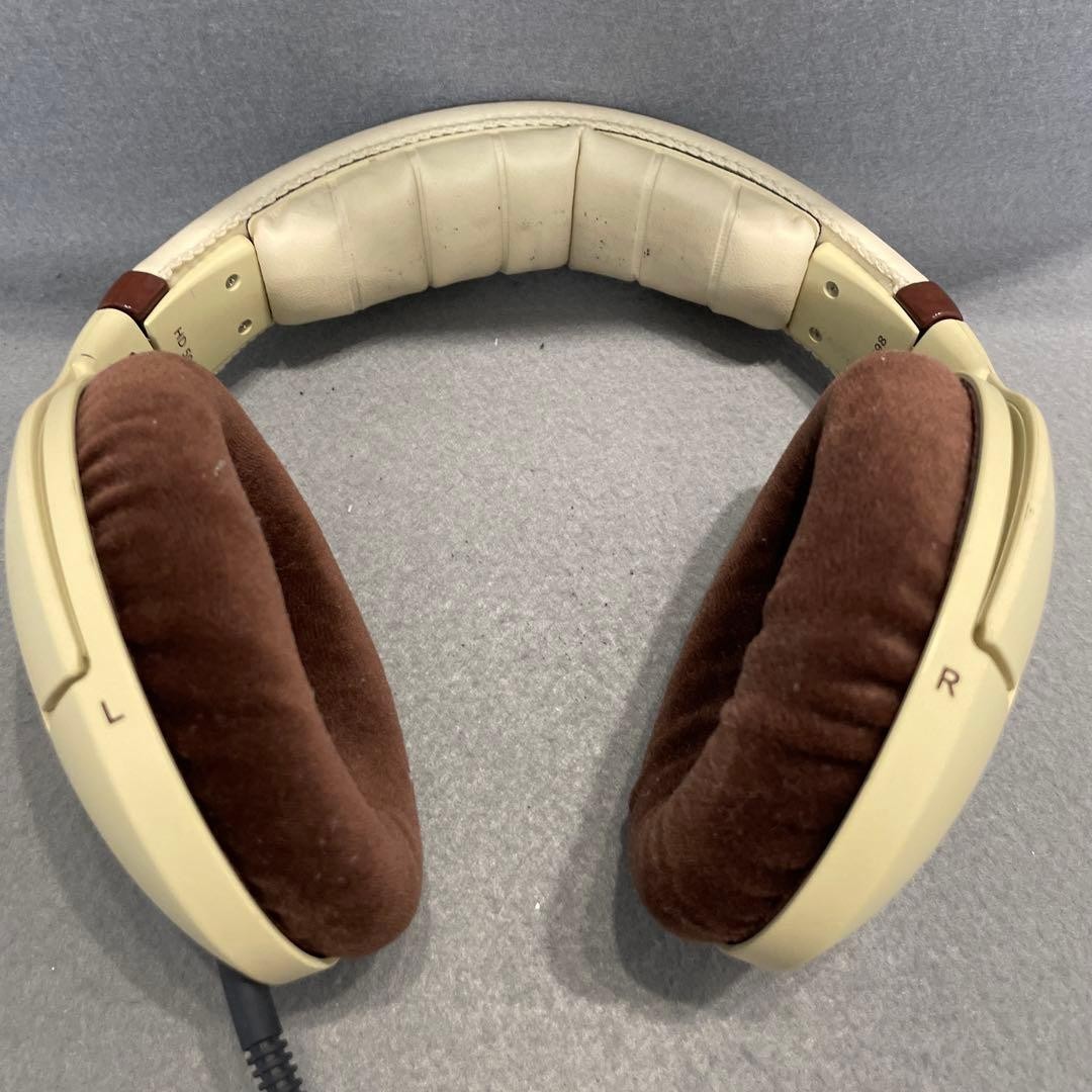 Sennheiser HD 598 Open Back Headphones Cream Ivory Pudding Model Tested – JAPAN
