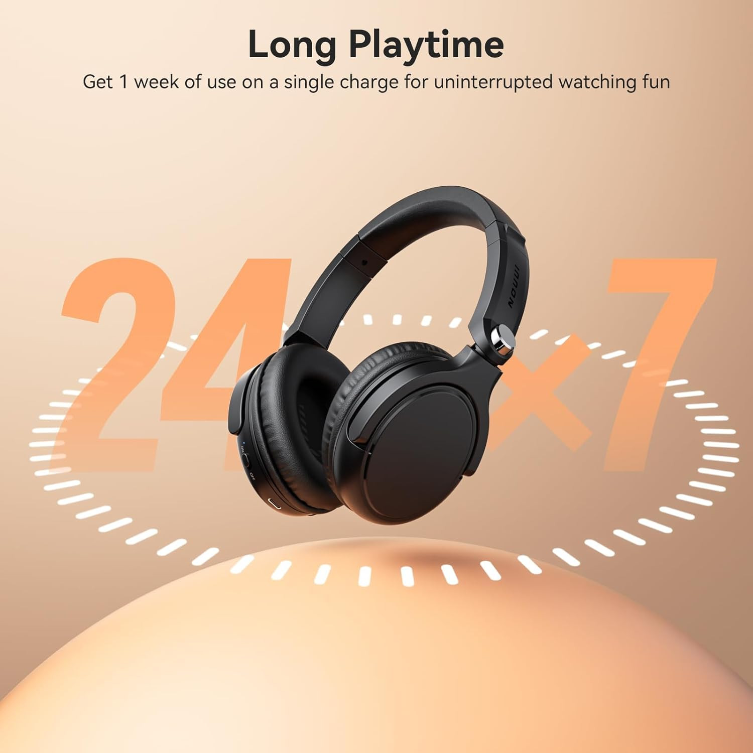 Wireless Headphones for TV Watching, TV Headphones Wireless for Seniors with Tra
