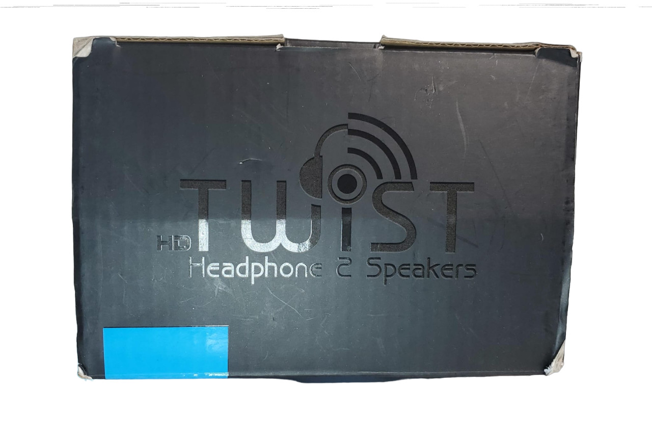 HD Twist Over Ear Headphones to Hybrid Speakers (02433)- Blue