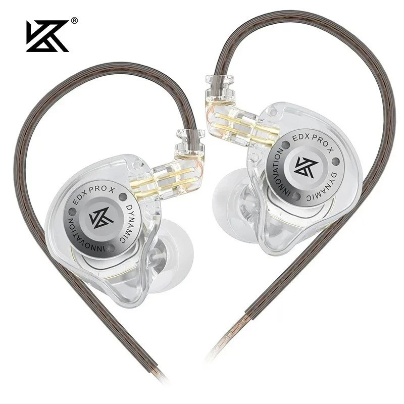 KZ EDX Pro X In-Ear Earphones HiFi Bass Sport IEM Earbuds Headphones ZSN PRO ZST