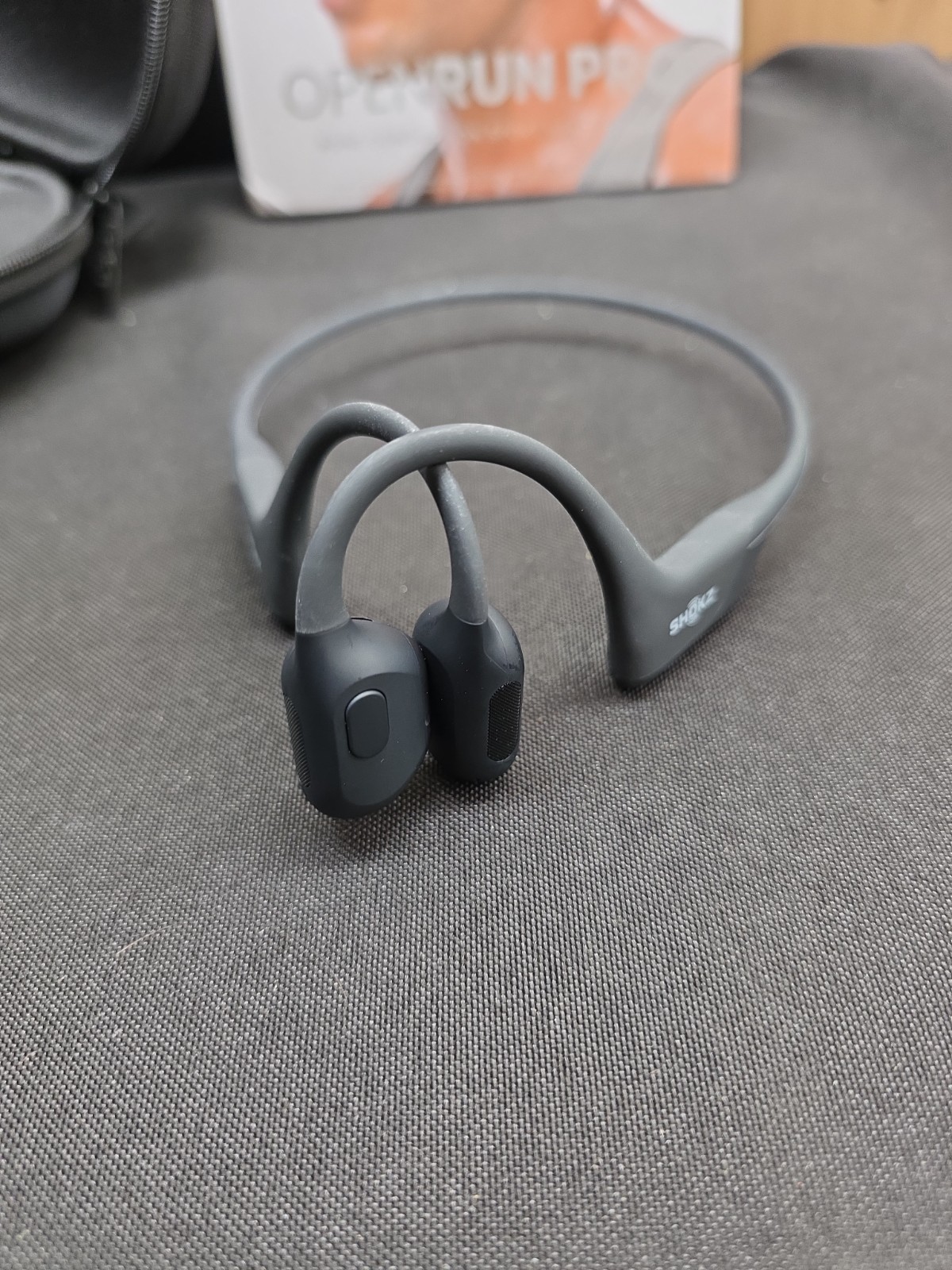 Shokz OpenRun Pro Open-Ear (Behind the Neck) Bluetooth Headphones – Black