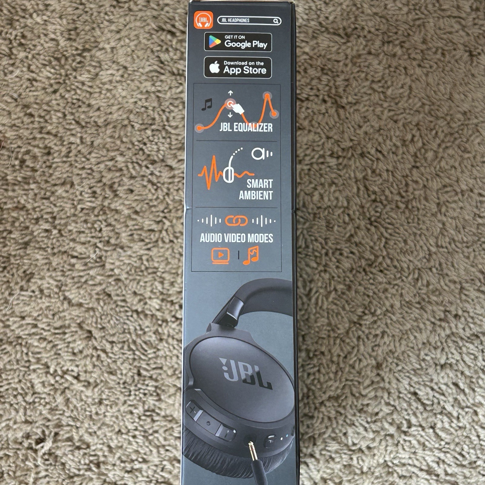 JBL TUNE 670NC Wireless Bluetooth Headphones Black Adaptive Noise Cancelling