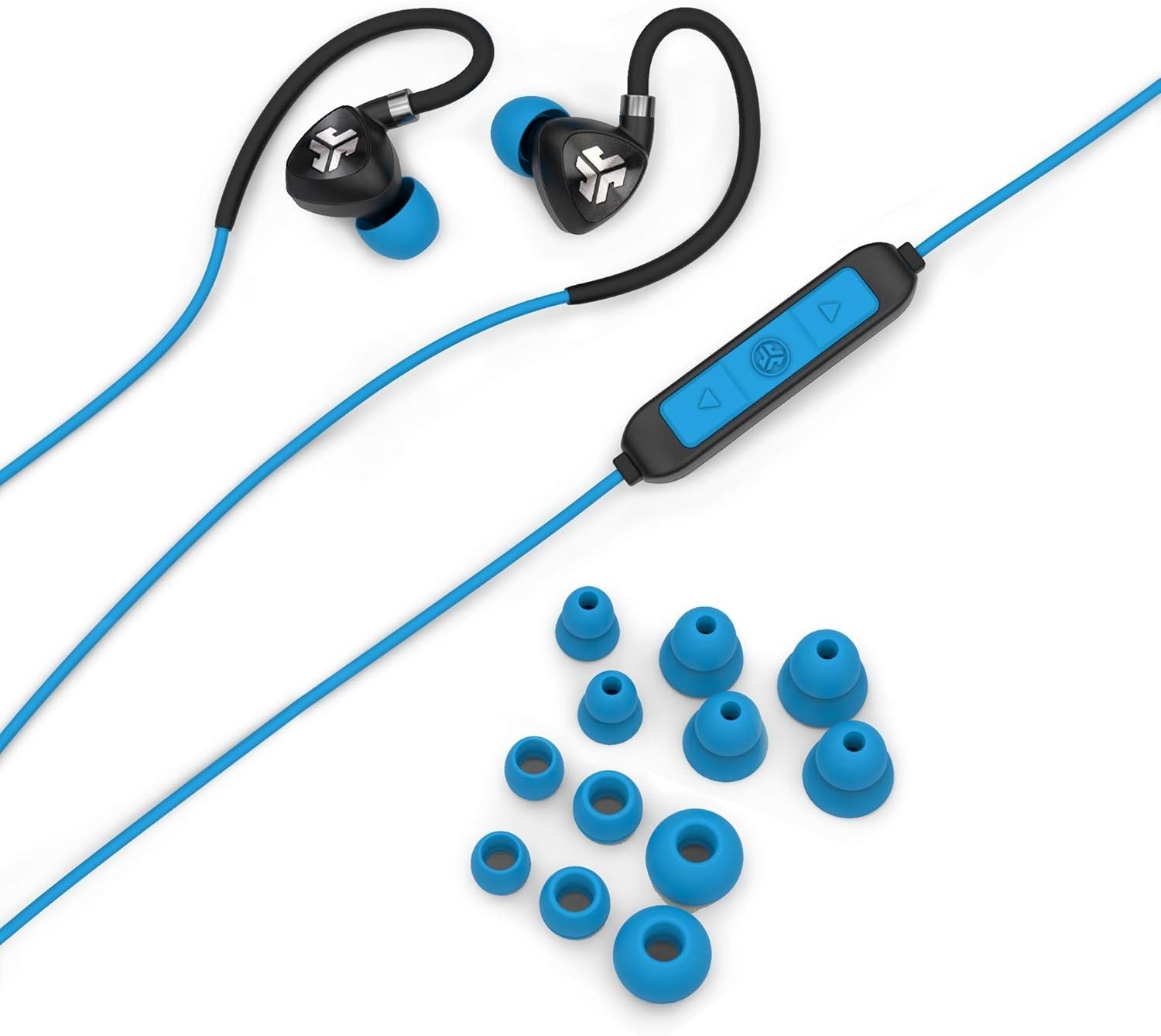 JLab Fit 2.0 Bluetooth Enabled Wireless Sports Earbuds, Bluetooth 4.1