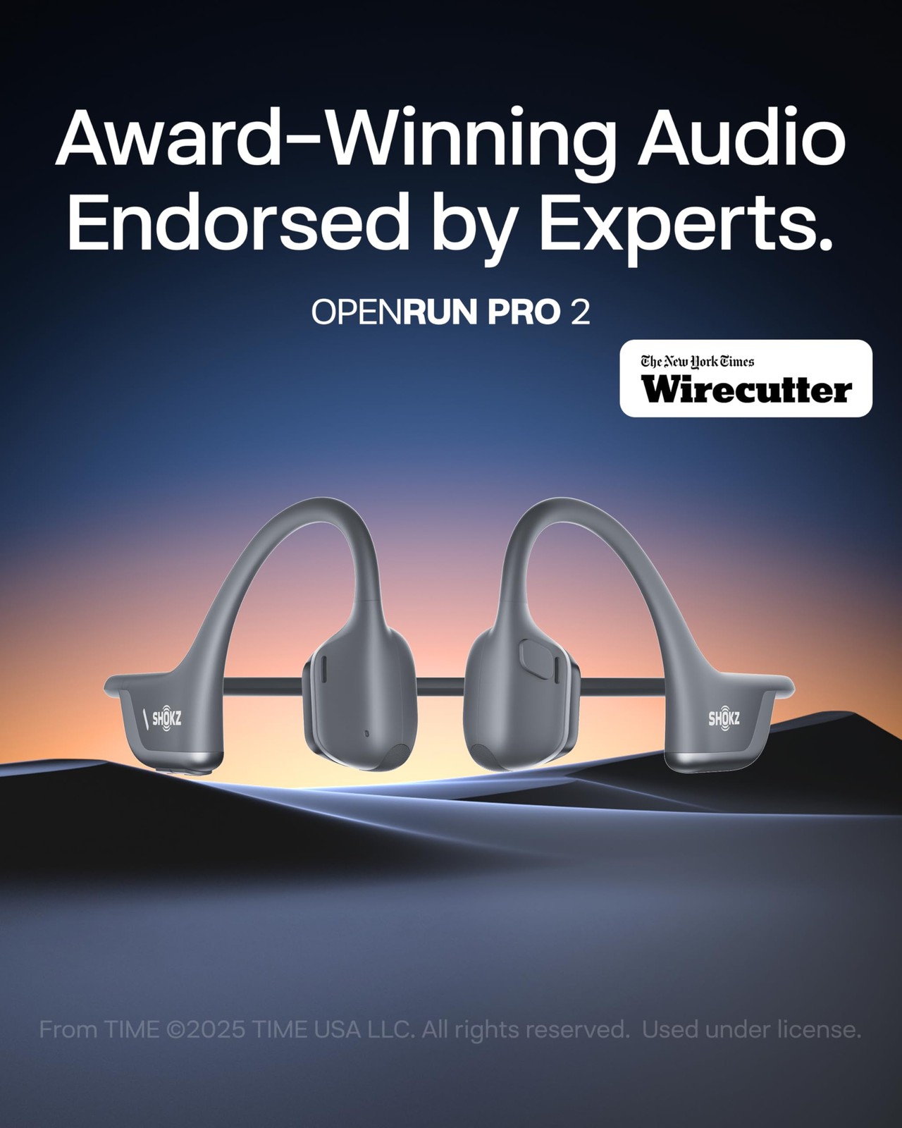 New OpenRun Pro 2- Bone Conduction Headphones, Open-Ear Bluetooth Wireless Sp…