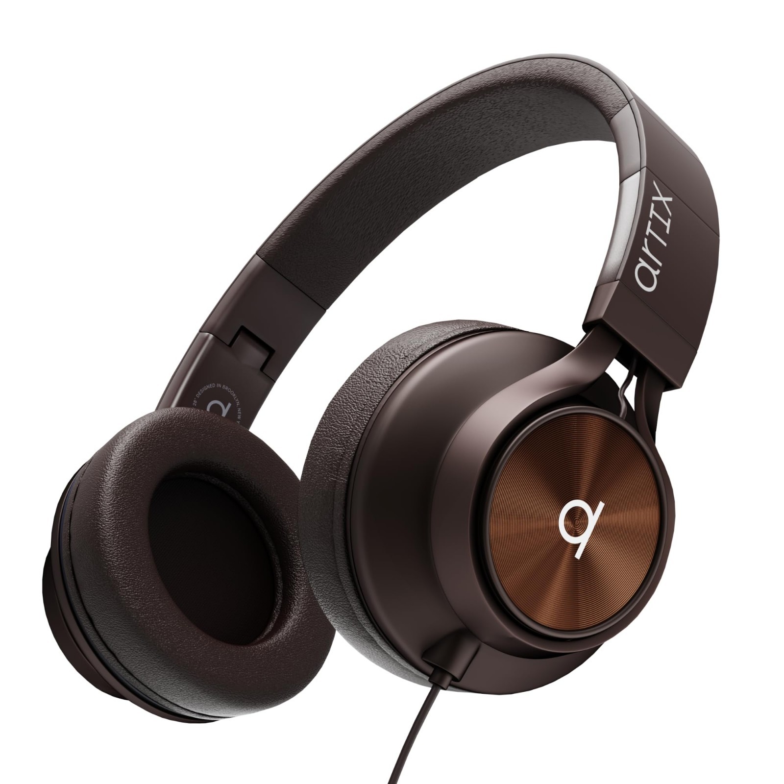 Wired Over-Ear Headphones with Mic & Volume Control for Adults & Kids – 3.5mm Ja