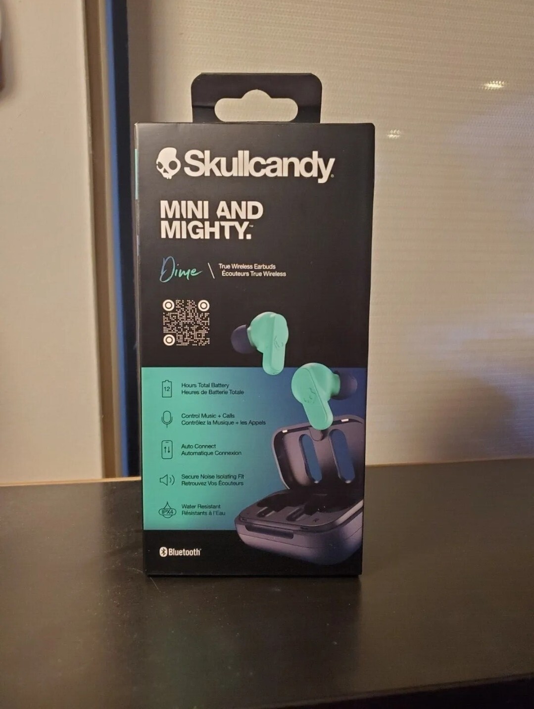 Skullcandy Dime True Wireless Earbuds, Black (S2DMW-P740)