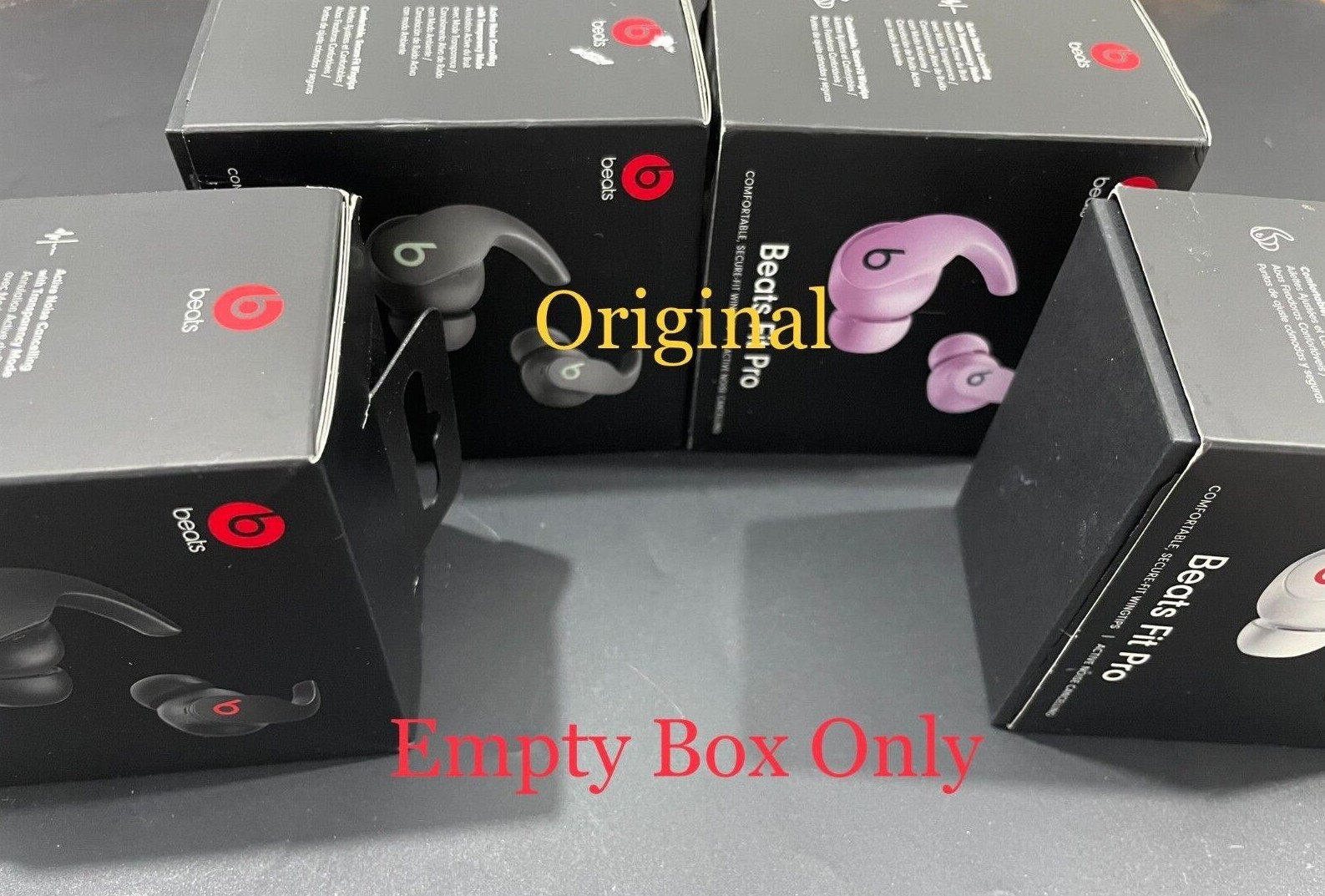 Original Beats by Dr. Dre Beats Fit Pro Earphones ONLY RETAIL EMPTY BOX