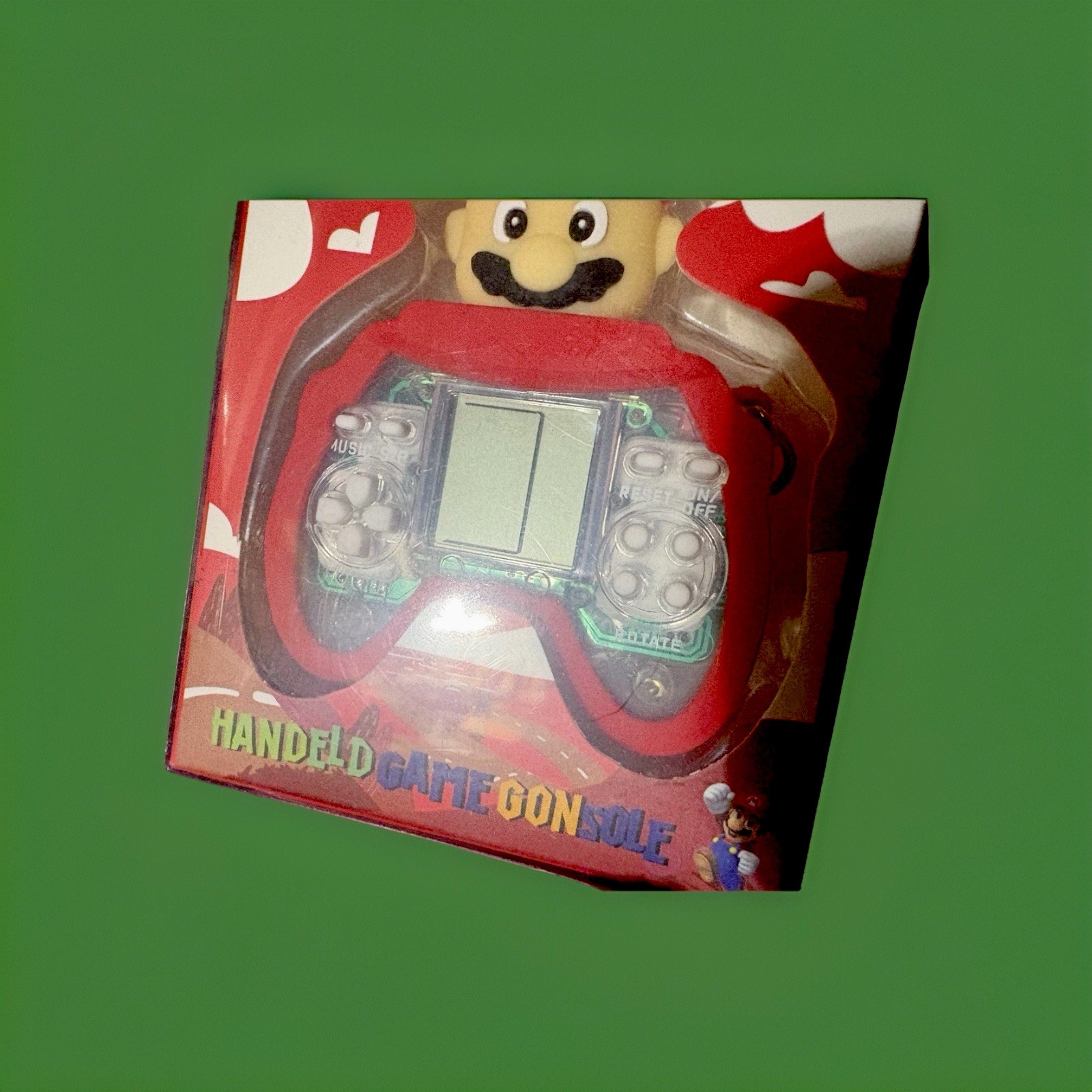 TWS-07 Super Mario Bluetooth, Wireless Earbuds W/ Charging Case & Handheld Game