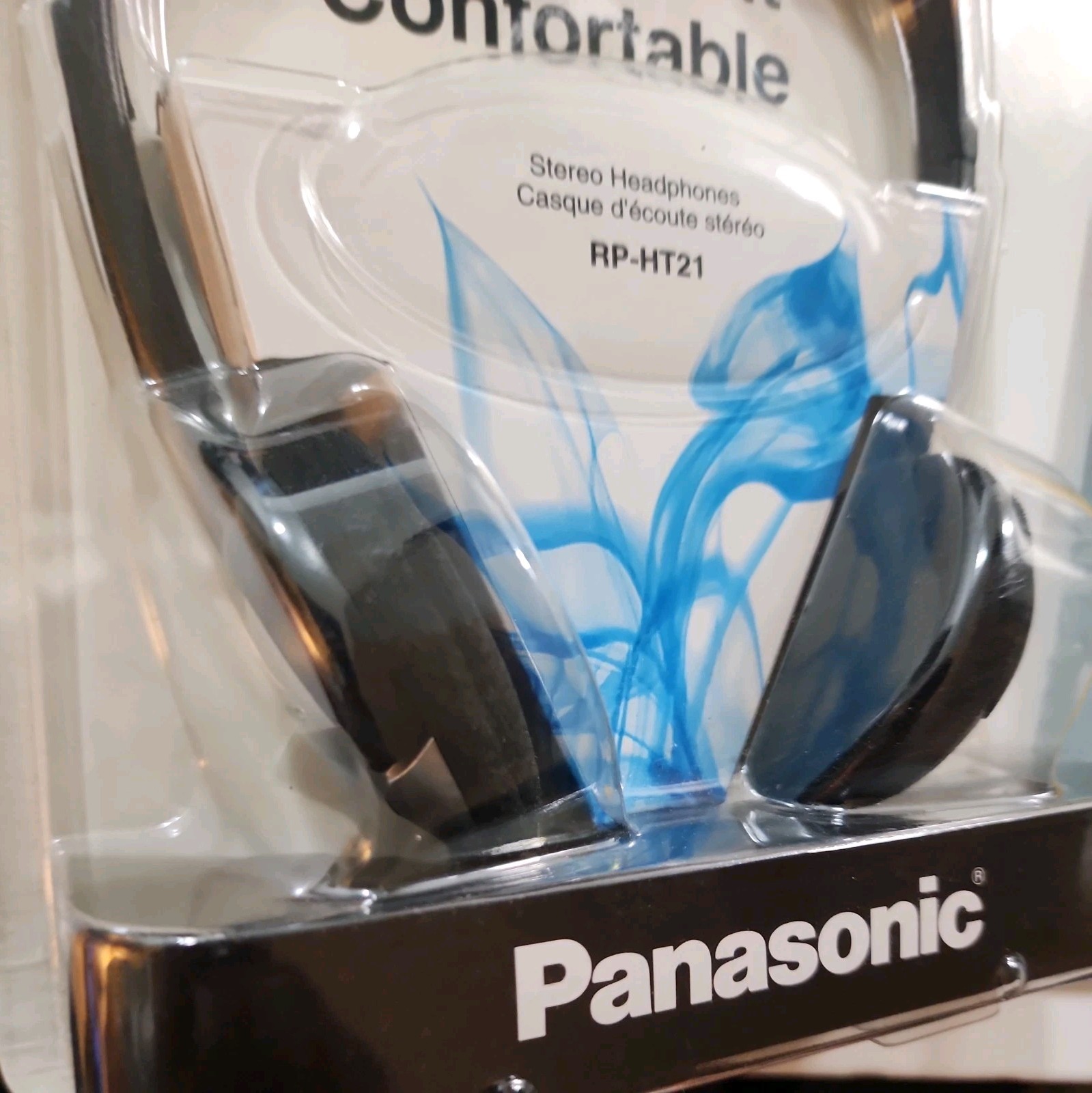 New Panasonic RP-HT21 Lightweight On-Ear Headphones 3.5mm Stereo Plug