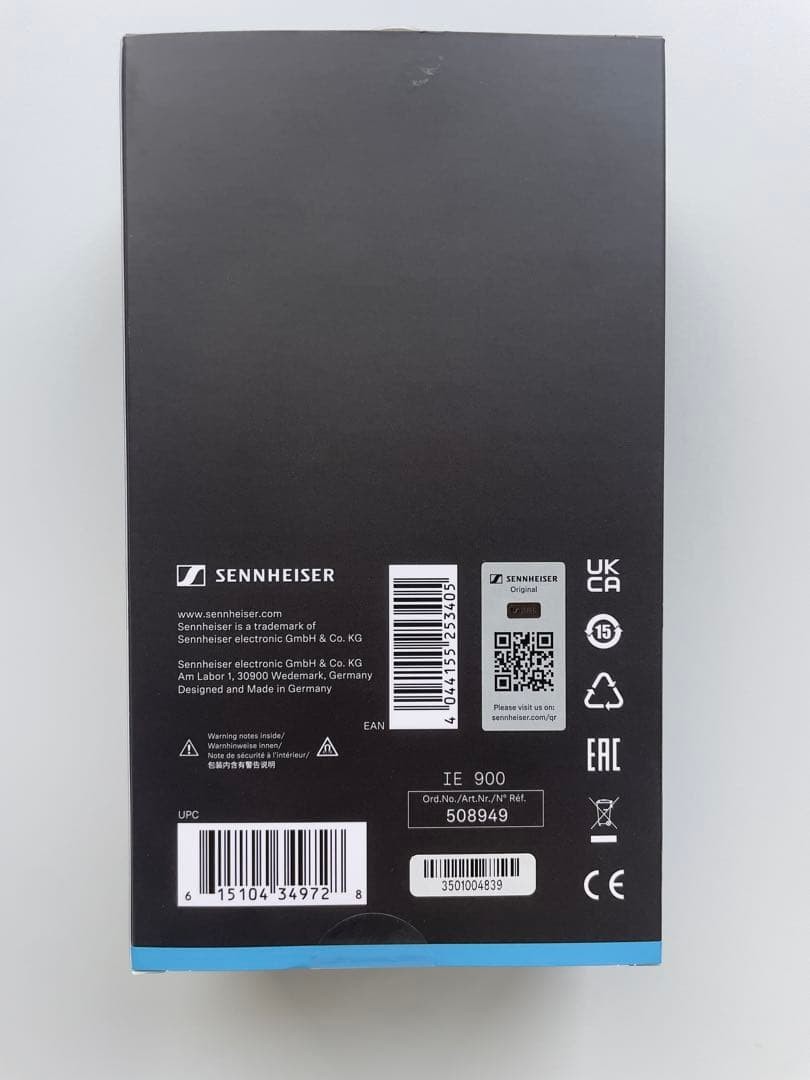 Sennheiser IE 900 In-Ear Earphones Audiophile Headphones Flagship Model