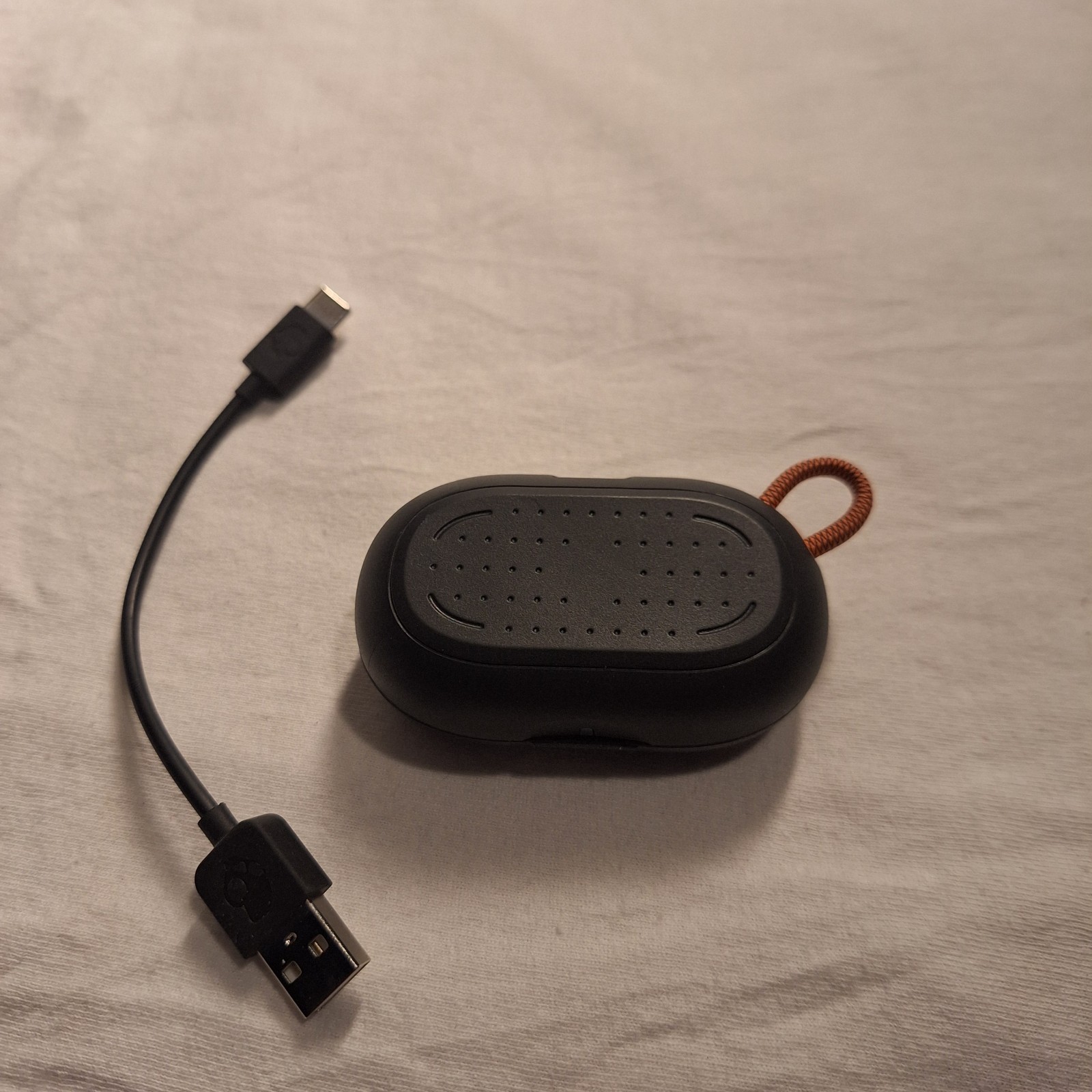 Skullcandy Sesh ANC Noise-Canceling True Wireless Earbuds Black & Orange S2SAW-S