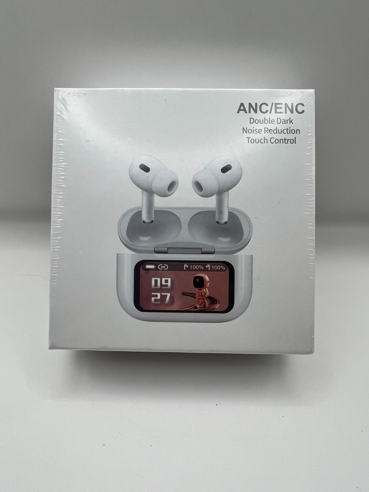 ANC/ENC Ear Buds, Double Dark | Noise Reduction | Touch Control (WHITE)