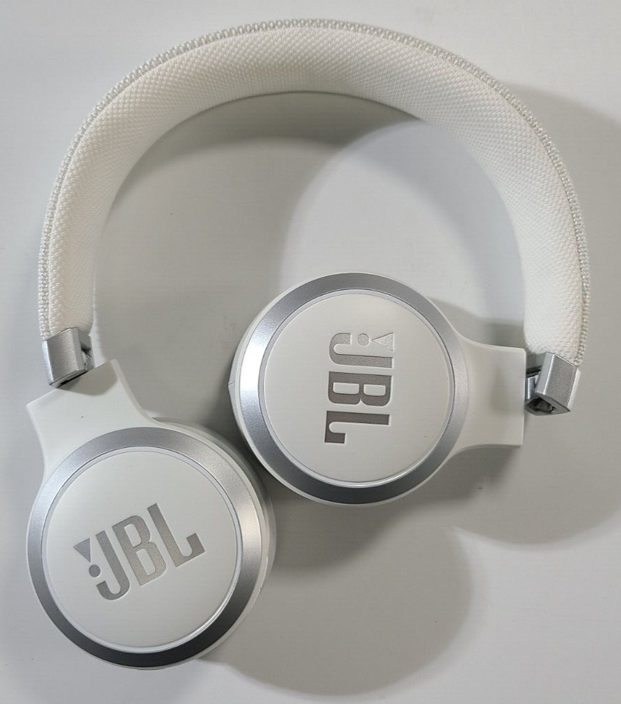JBL Live 460NC (JBLLIVE460NCWHTAM) Wireless On-Ear Headphones, White