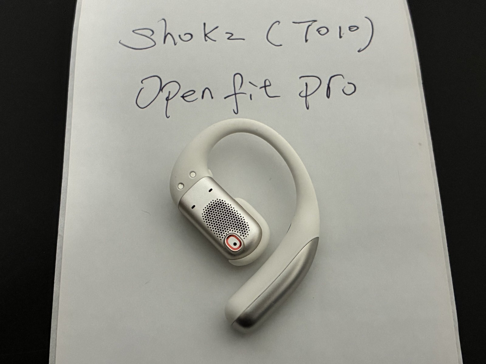 Shokz – OpenFit Pro (T010) -True Wireless Earbuds White – Right Side