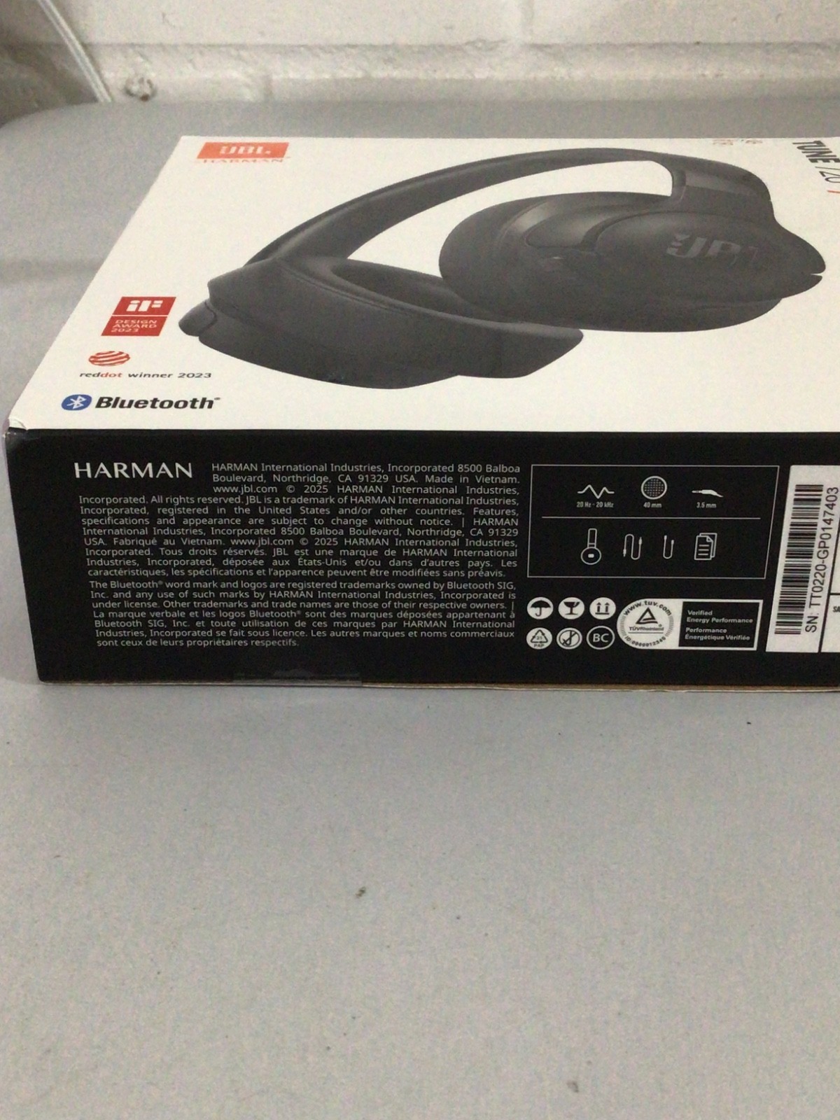 JBL Tune 720BT Over-Ear Headphones