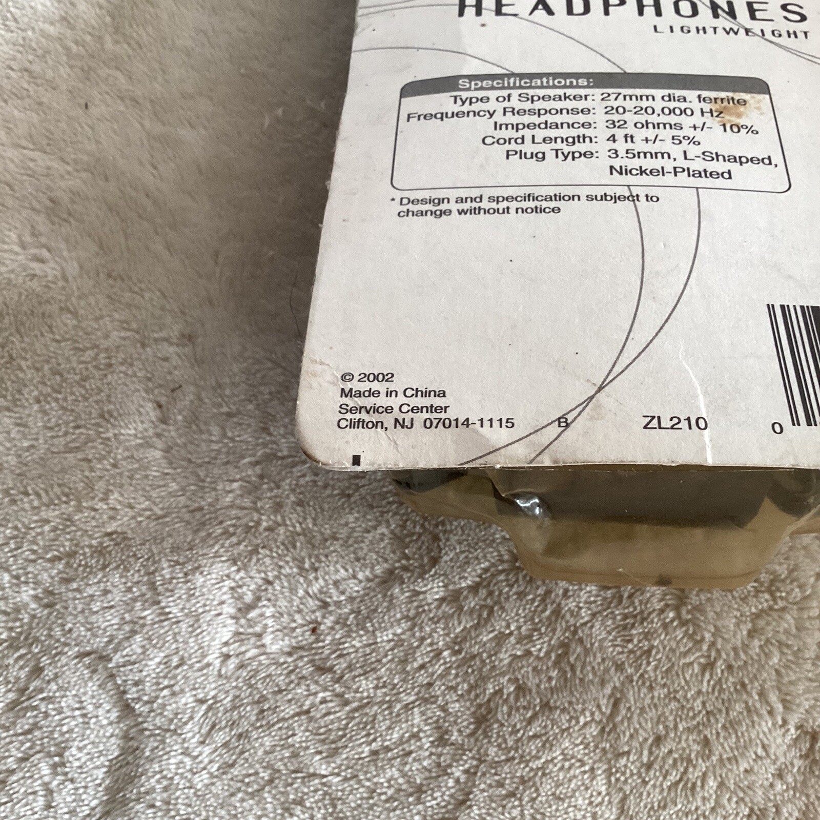 Zenith Foldable Stereo Headphones, Lightweight, Rich Bass Vintage