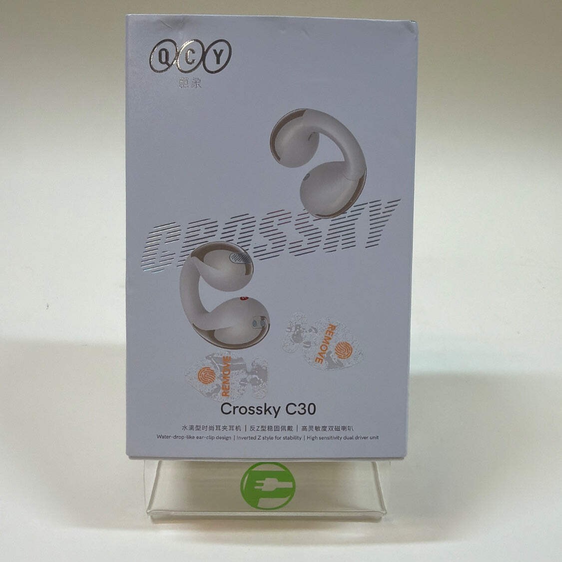 QCY Crossky C30 Open Ear True Wireless Earbuds White BH24QT33A