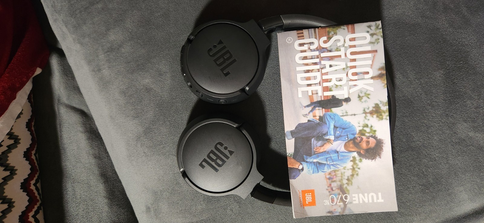 JBL TUNE 670NC Wireless On Ear Bluetooth Headphones + Noise Cancelling Excellent