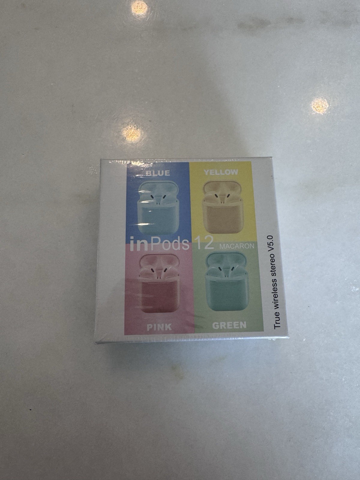 InPods 12 Simple Wireless Stereo Earbuds V5.0 Pro for iPhone Android New White